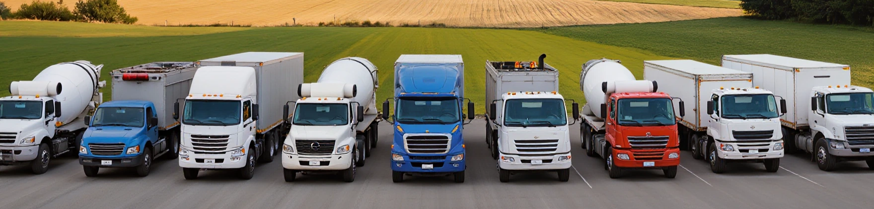 Uproad AI fleet of trucks